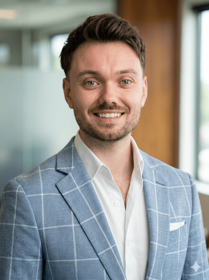 Headshot of Jordan, Co-Founder of Backlog Agency